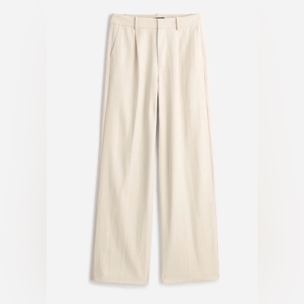 Madewell Petite Slouchy Strait Pants in Drapey Twill - 8P